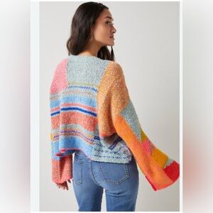 Francesca’s Sharlene Mixed Pattern Pullover